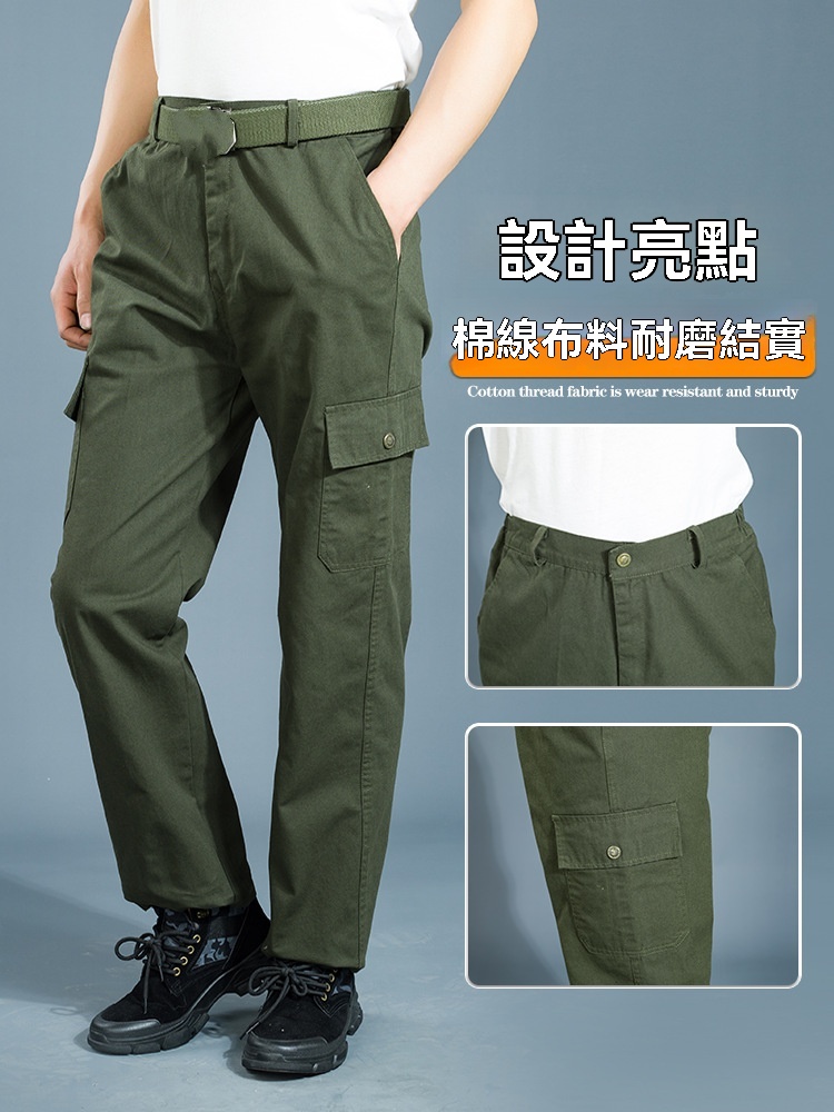 休閒復古工裝褲